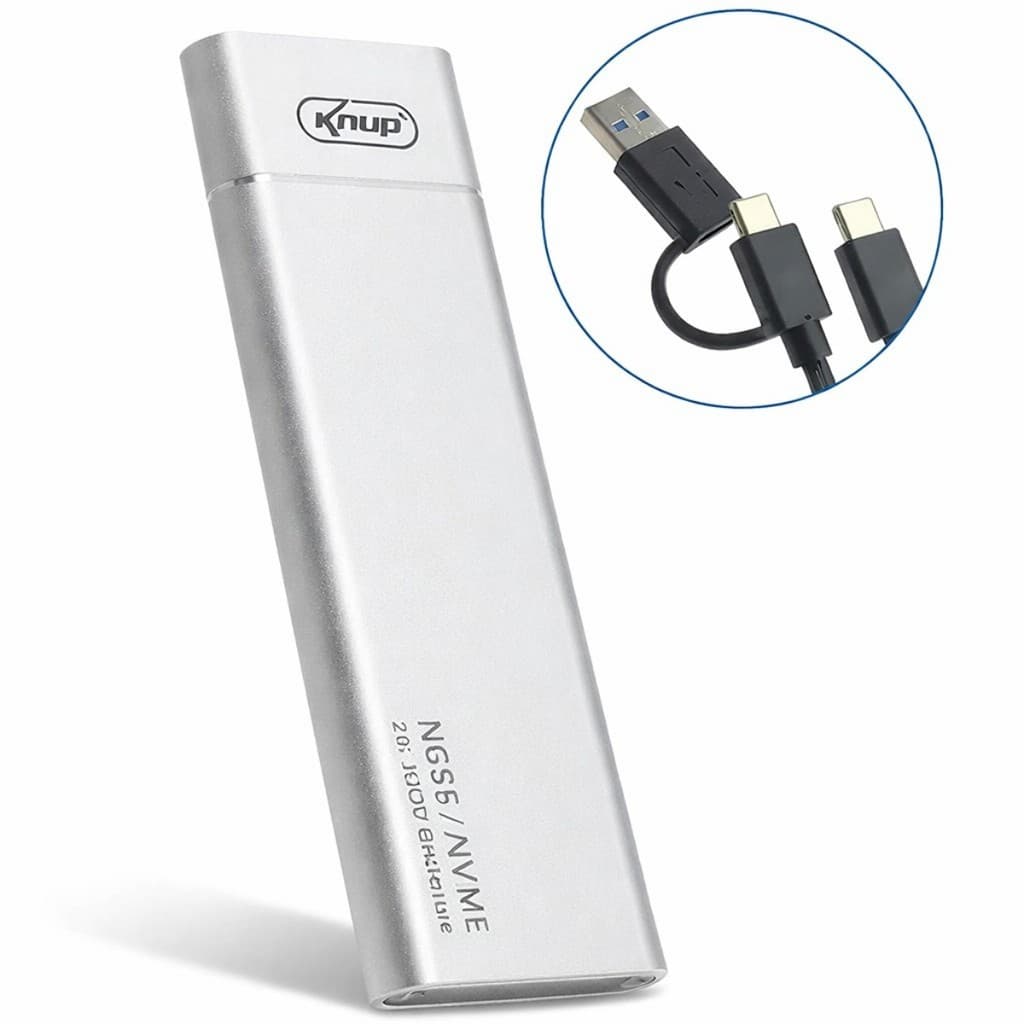 Case Ssd Nvme M.2 10gbps Gabinete Knup Hd812 Usb 3.1 Ngff
