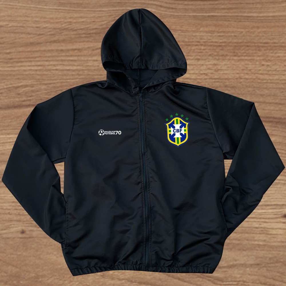 Corta-Vento Masculino - Leve, Resistente e Estiloso - Paixão por Futebol - BRA