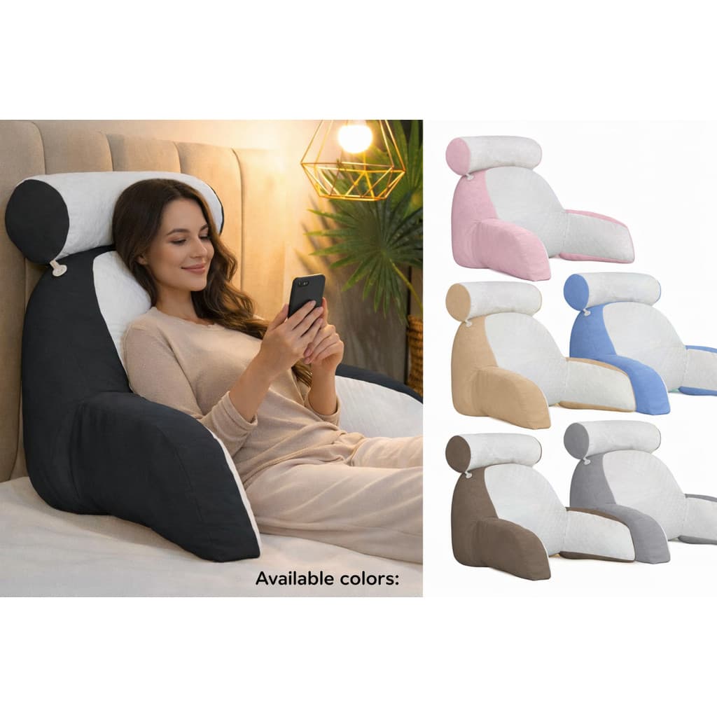 Encosto Ortopédico Para Cama E Sofá | Apoio Para Costas