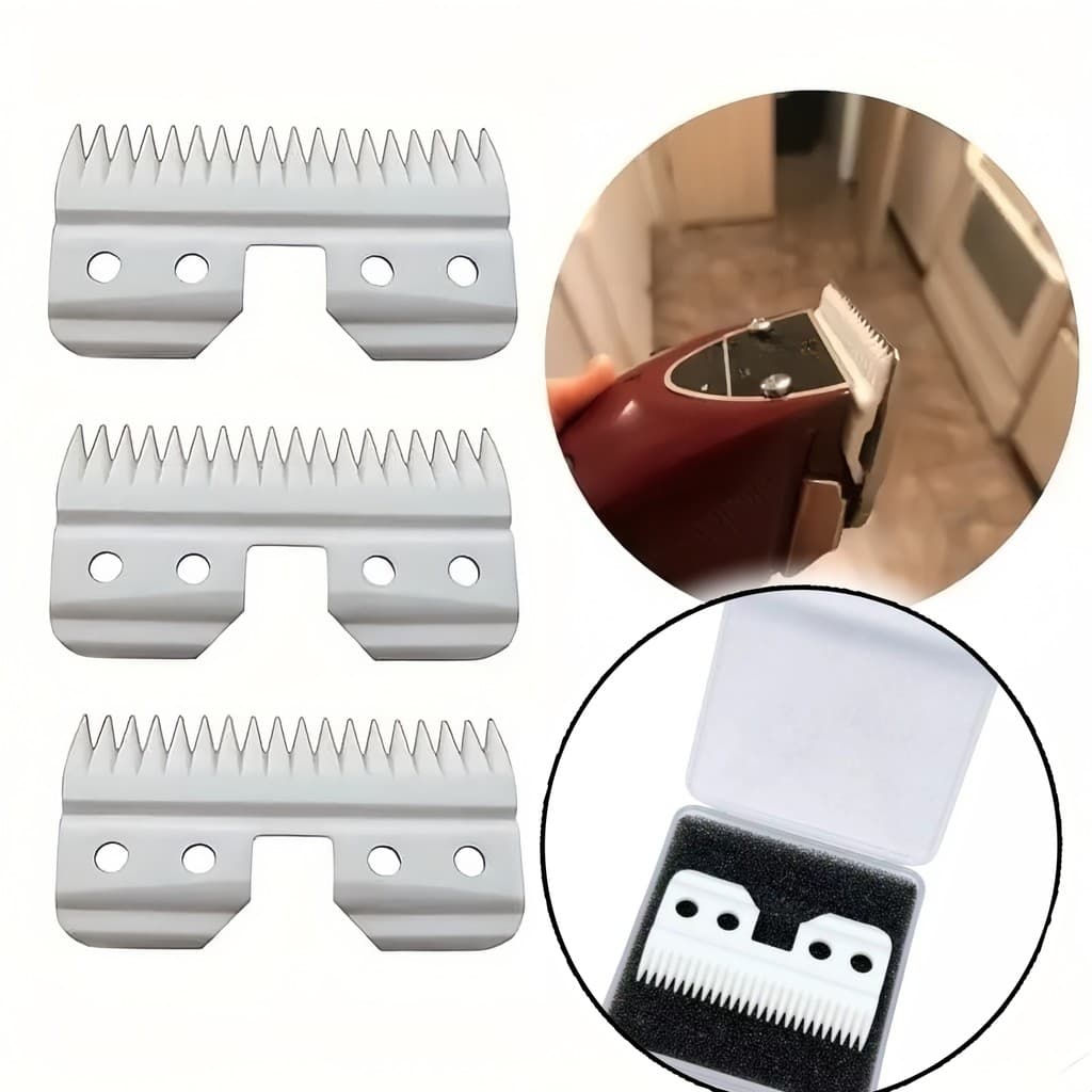 1 / 3 Peças Lâmina de Cerâmica Cortante Tosa para Pet Shop