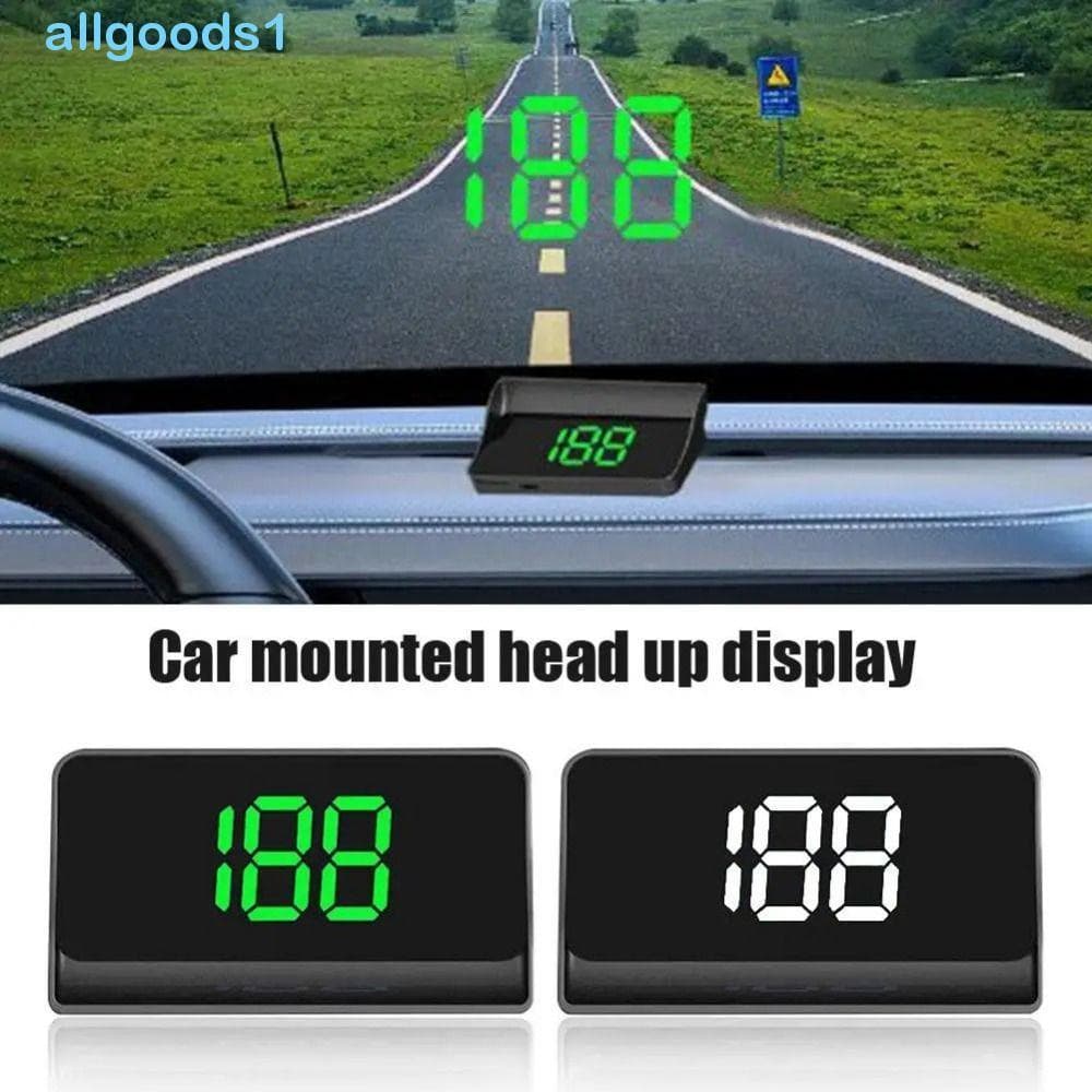 ALLGOODS Car Head Up Display , Velocímetro Digital De Plástico Portátil , Projetor De Pára-Brisa Universal HUD