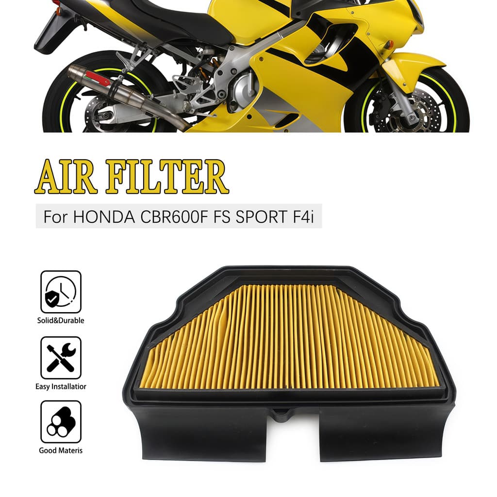 Acessórios Para Motocicleta Elemento De Filtro De Entrada De Ar HONDA CBR600F FS SPORT F4i 2001 2002 2003 2004 2005 2006