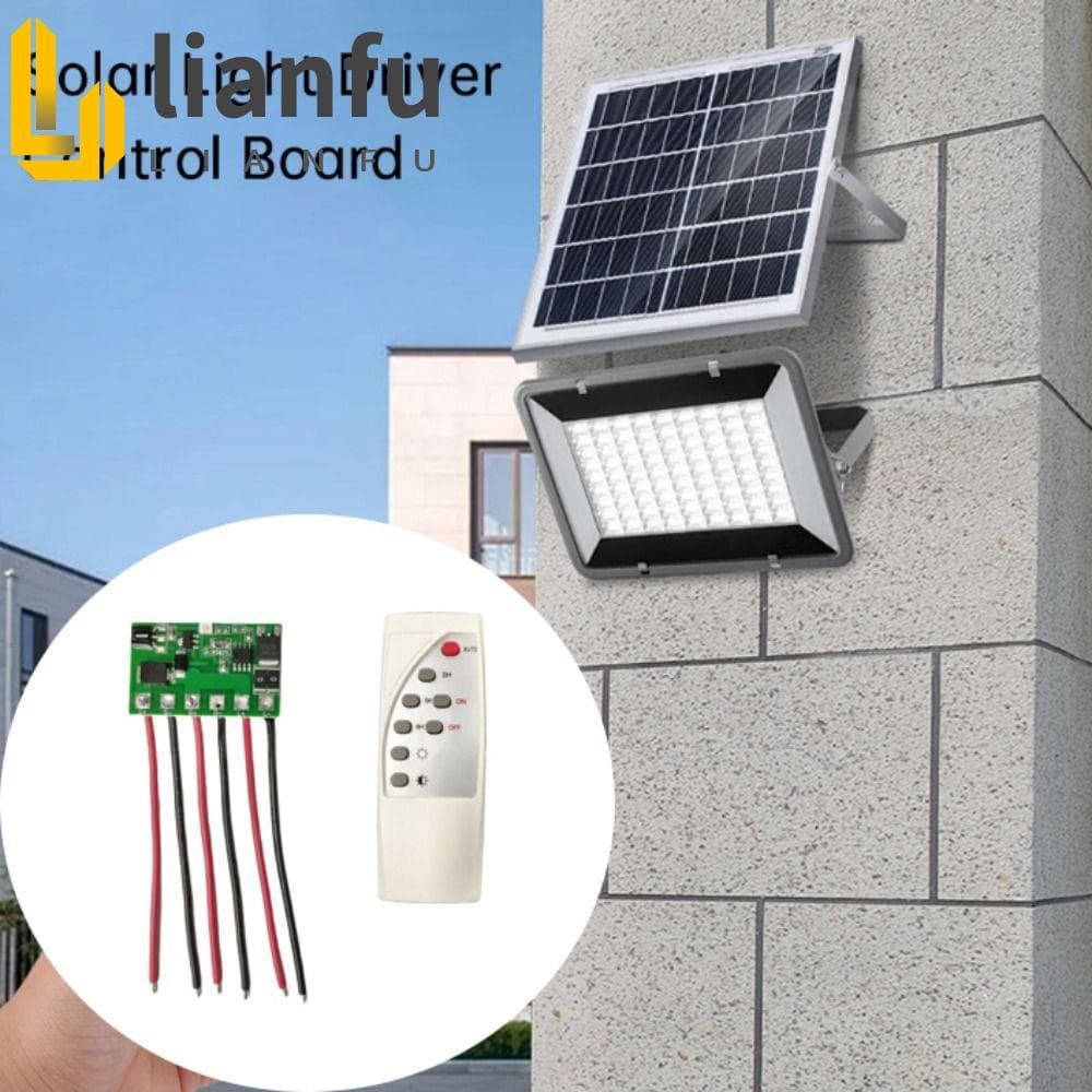 Placa De Circuito De Luz Solar LIANFU , Função De Temporização Com Driver LED De Controle Remoto