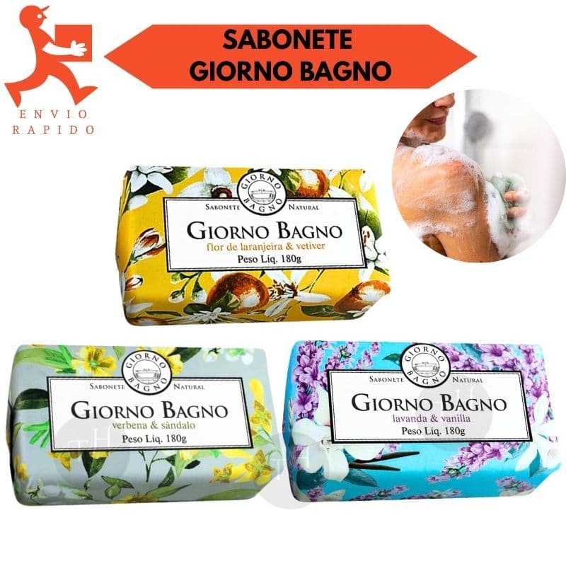 Sabonete Giorno Bagno Natural 180Gr
