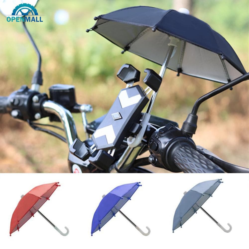 OPENMALL 1Pc Porta Telefone Celular Bicicleta Motocicleta Guarda-Chuva Portátil À Prova D'água Mini Parasol Anti-Permeab