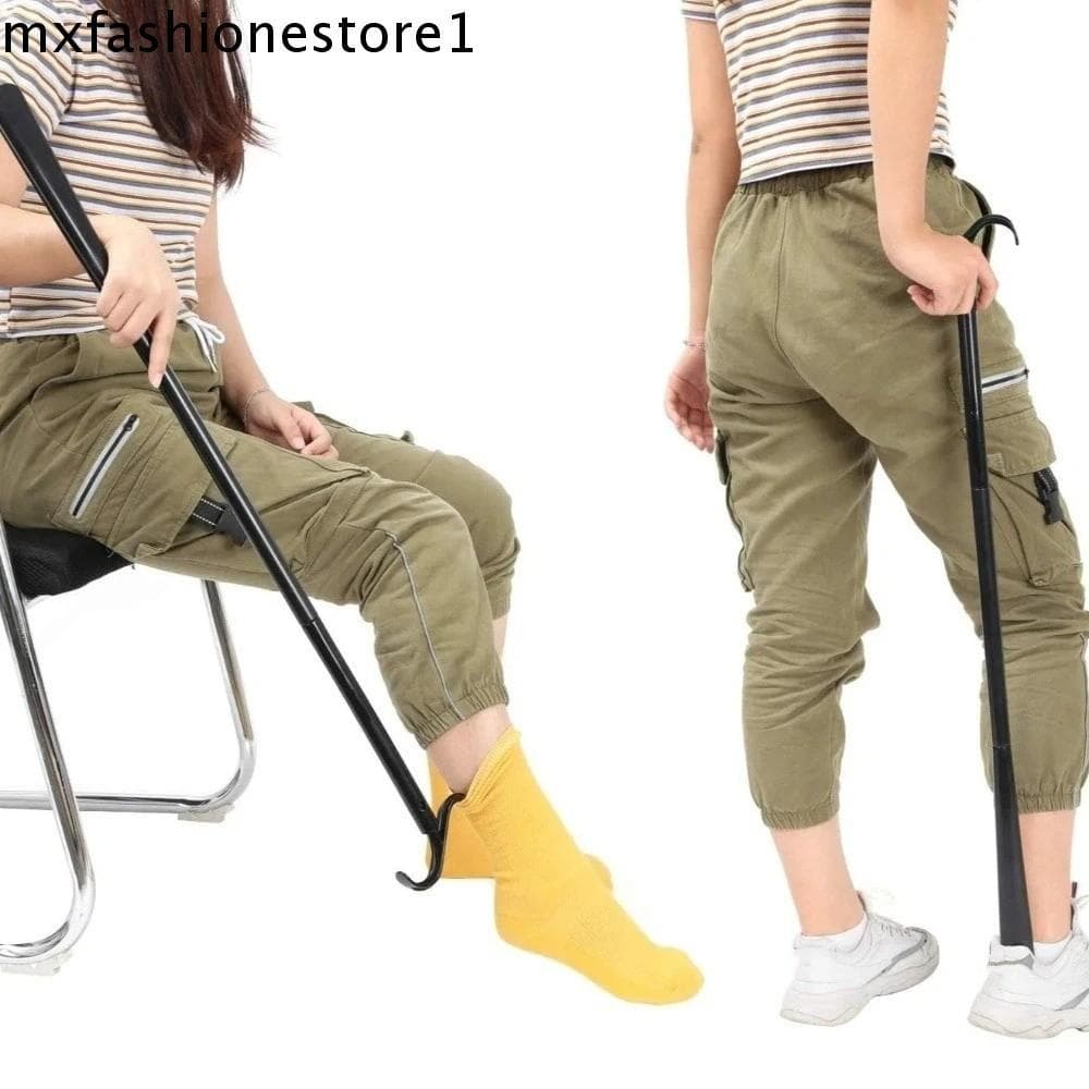 Buzina De Sapato De Cabo Longo MXFASHIONE , Espátula Removível Ajustável Multifuncional , ABS