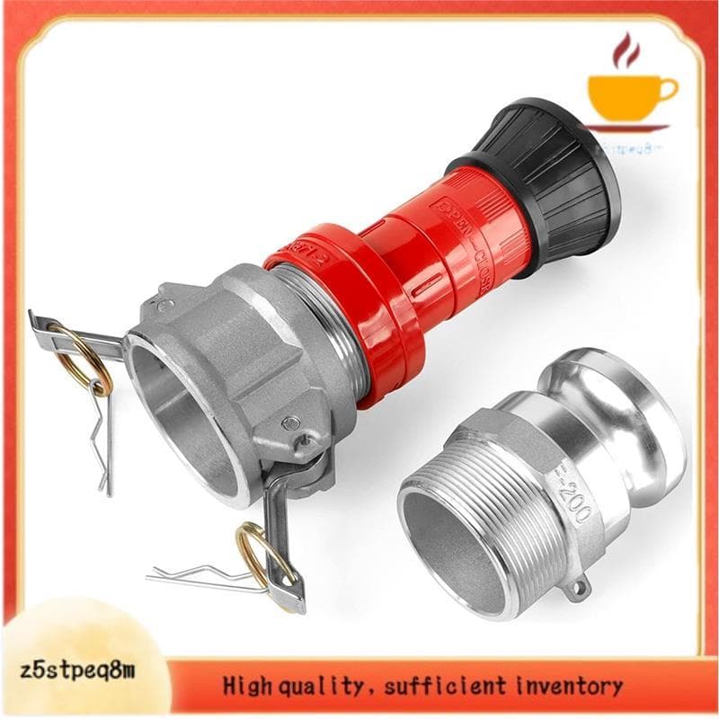 Bocal De Mangueira De Fogo , Nevoeiro Constante Industrial Resistente De 2 Polegadas NPSH Com Acoplamento De Encaixe Cam