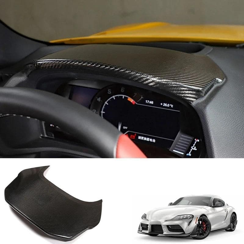 Interior Do Carro Velocímetro Painel Guarnição Para Toyota Supra 2019 2020 2021 2022 Peças De Automóvel Decoração