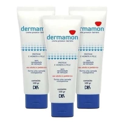 Kit 3 Barreira Dermamon Protetor Da Pele 100g