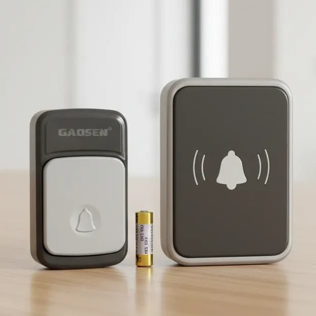 Campainha Sem Fio Alcance 100m Residencial Comercial 12 toques