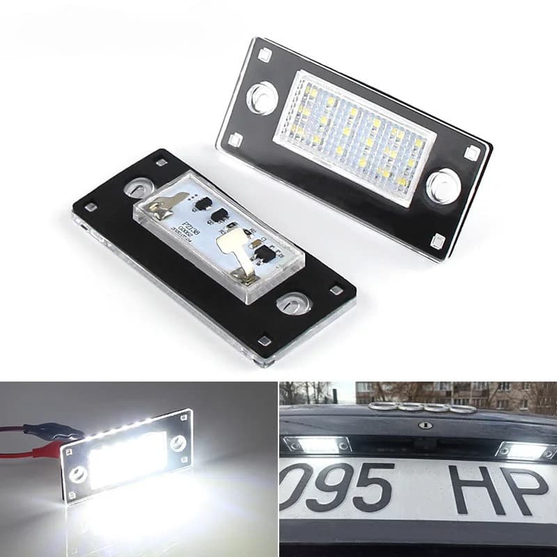 2 Pçs CANbus LED Número Traseiro Luz Da Placa De Licença Para Audi A3 8L S3 00-2003 A4 B5 S4 RS4 Avant 1999-2001 OEM # :