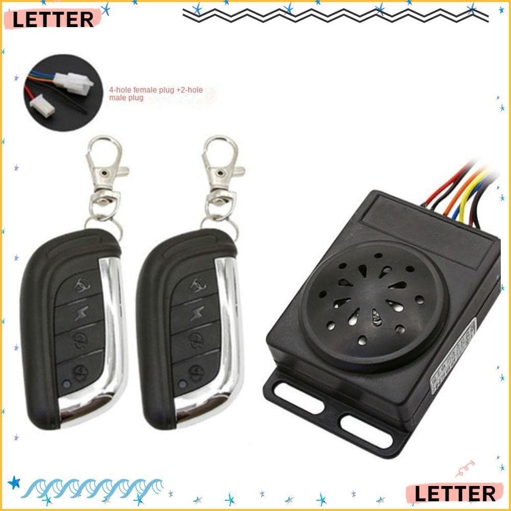 Carta Dispositivo De Alarme Da Motocicleta Sino Aviso Útil Kit Anti Roubo Scooter Moto Sistema