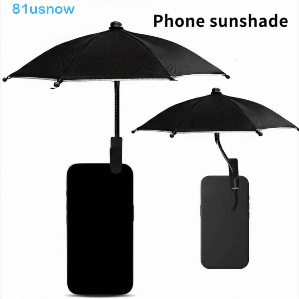 USNOW1 Guarda-Sol Para Celular Carro , Com Clipe Anti-Reflexo , Chuva , Abrigo Contra , Suporte Telefone