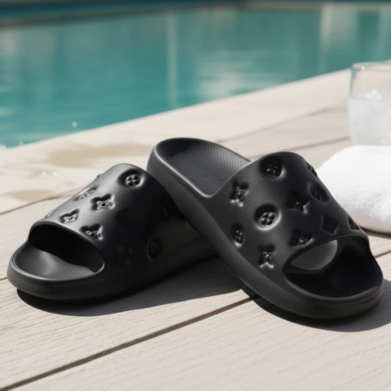 Chinelo Slide Papete Nuvem Confortável Leve Design Moderno Ideal para Praia Piscina Dia a Dia