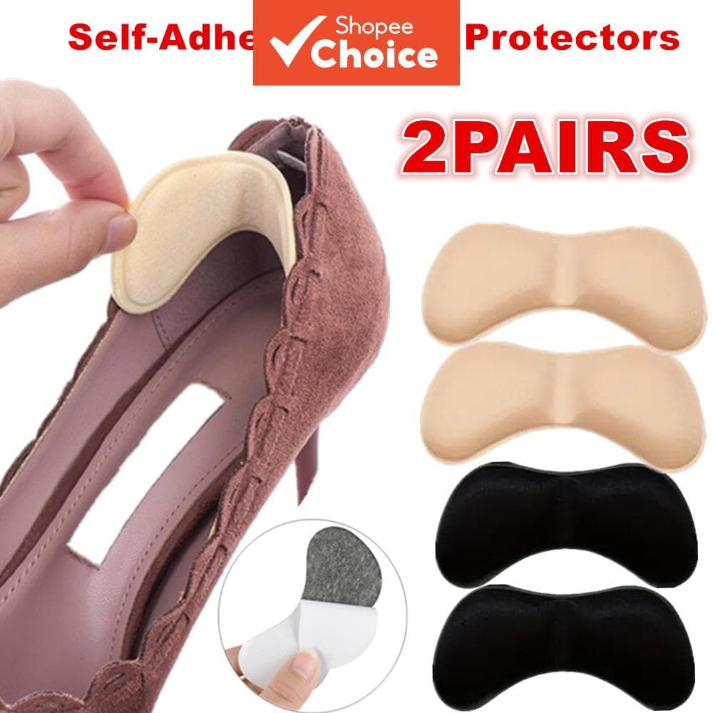  2 Pares de Almofadas Antiderrapantes para Calcanhar – Adesivos para Conforto Diário e Alívio da Dor no Cuidado dos Pés