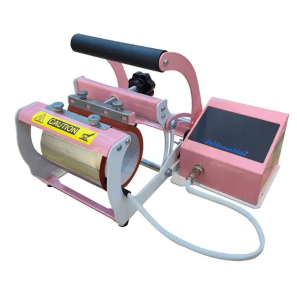 Prensa Sublimadora Transfer Térmica Cilíndrica Rosa 220v