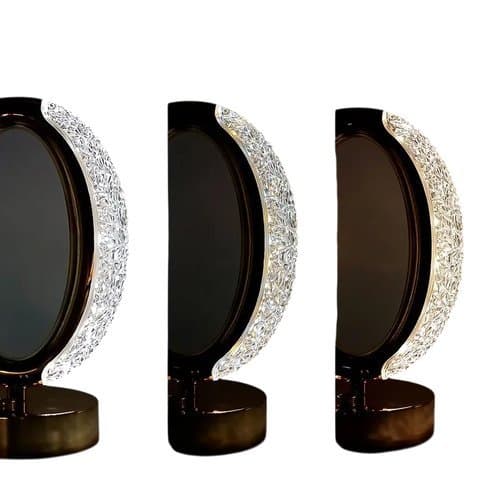 Luminaria Oval Led Mesa Carregamento Usb Compacta Iluminacao Economica Estudo Decoracao