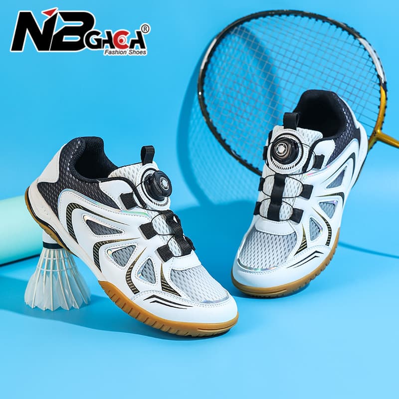 Sapatos De Badminton De Alta Qualidade Para Homens , Mulheres , Tênis Esportivos Leves Crianças Com Sola De Borracha