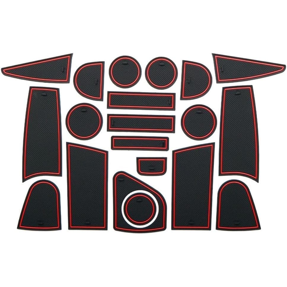 Almofadas Do Slot Da Porta Carro Para EcoSport E85 , Tapetes Console Central Sulco Almofada Suporte De Copo Inserções Fo