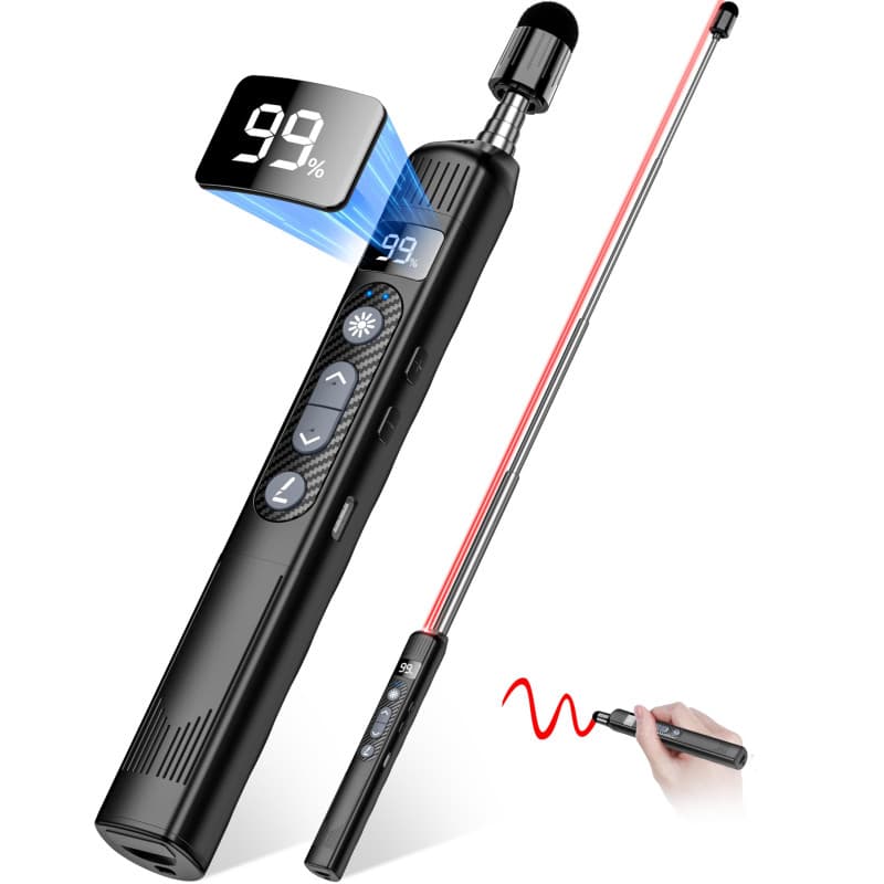 Apresentador Sem Fio Com Ponteiro Laser Caneta Flip De Controle Remoto Para Apresentação Powerpoint PPT Slide Advancer