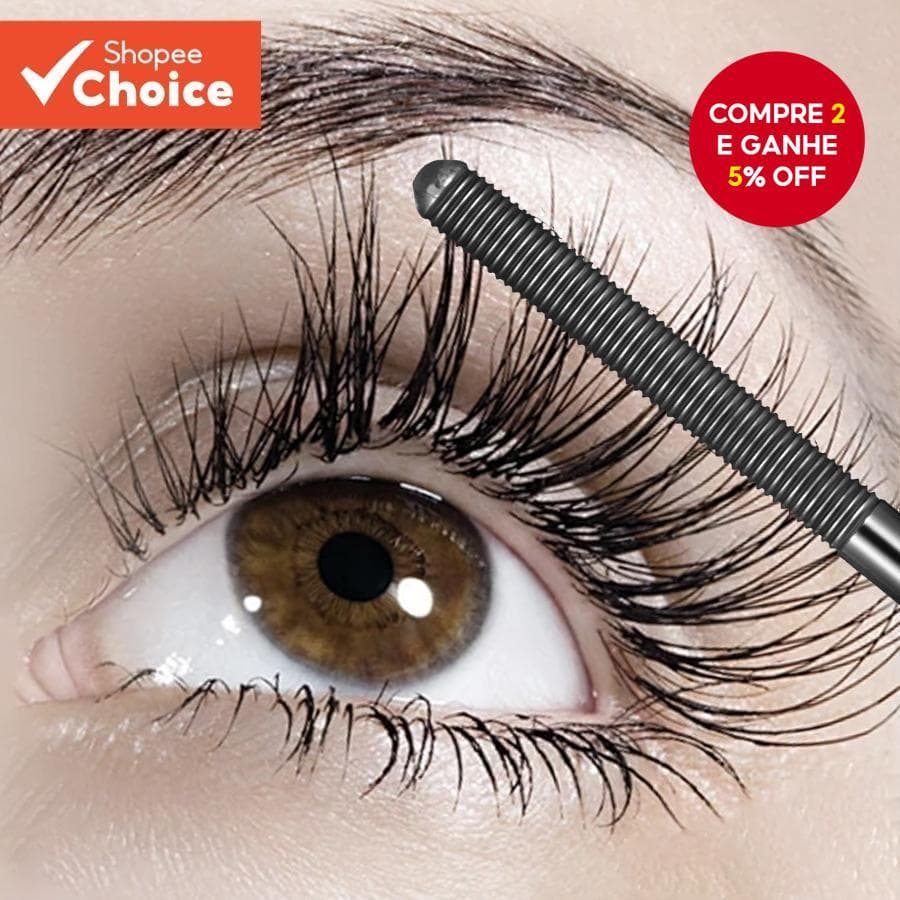 Super Rímel , Escova Espiral , À Prova D'água De Suor , Alongamento E Ondulação De Longa Duração