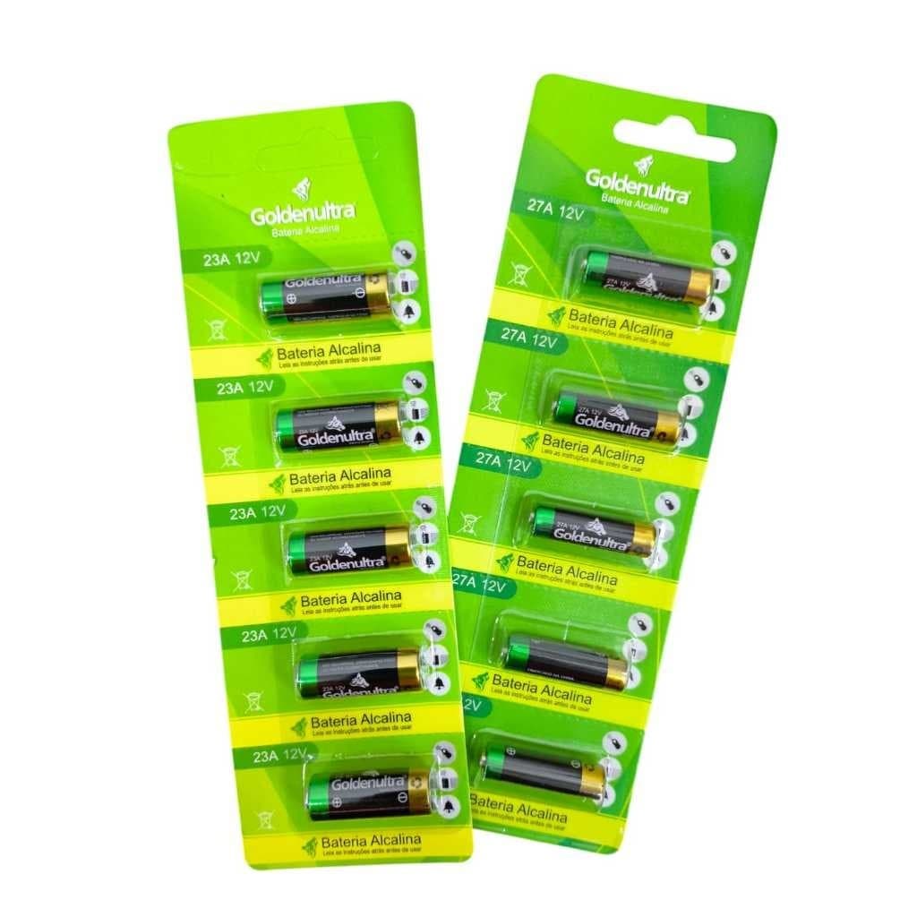 Pilha Para Controle De Portão 12v 23A 27A Cartela Com 5 Peças