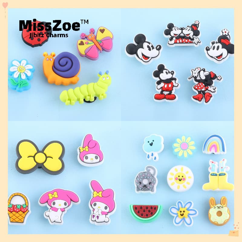 Miss Zoe Jibtz Disney Mickey Buraco Sacos Acessórios Minha Melodia Dos Desenhos Animados Anime