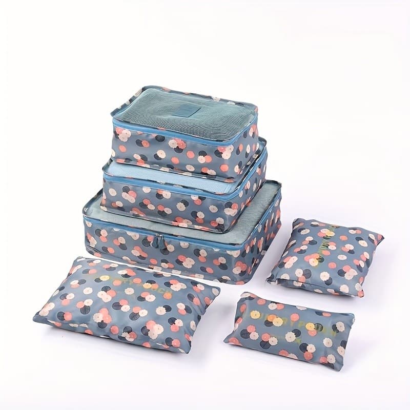 Kit 6 Pecas Bolsa De Armazenamento De Bagagem Organizador De Mala- CYC900110 bosco