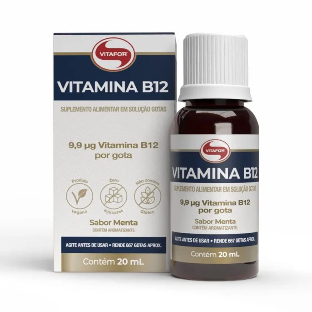 VITAFOR - Vitamina B12 20ml Sabor: Menta