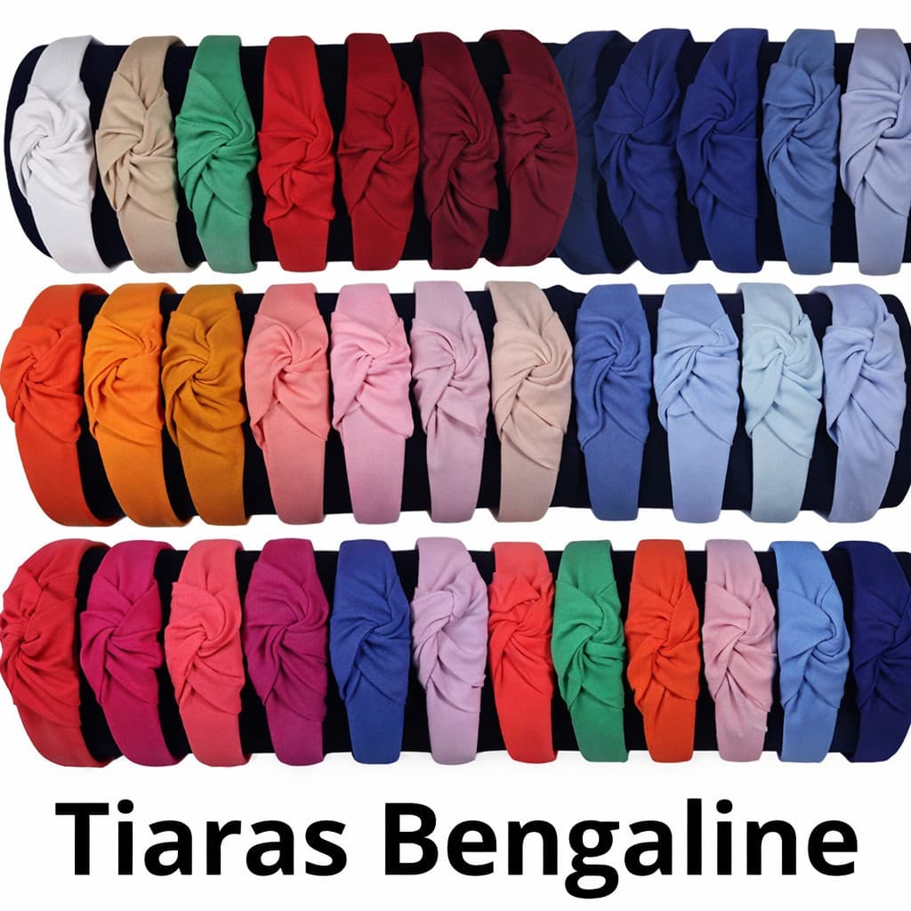 TIARA NÓ TURBANTE -QUERIDINHA DAS BLOGUEIRA--- LISO ----