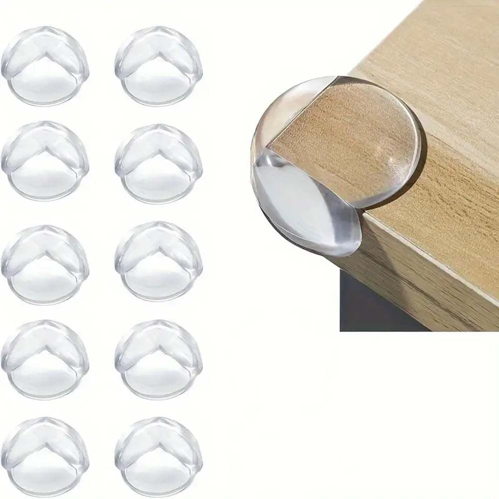 10/20 Protetor De Silicone Para Quina De Mesa Prevenir Colisões Do Bebê Protetores De Bordas E Cantos