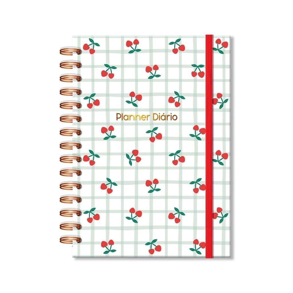 Planner Diário Cherry Cereja