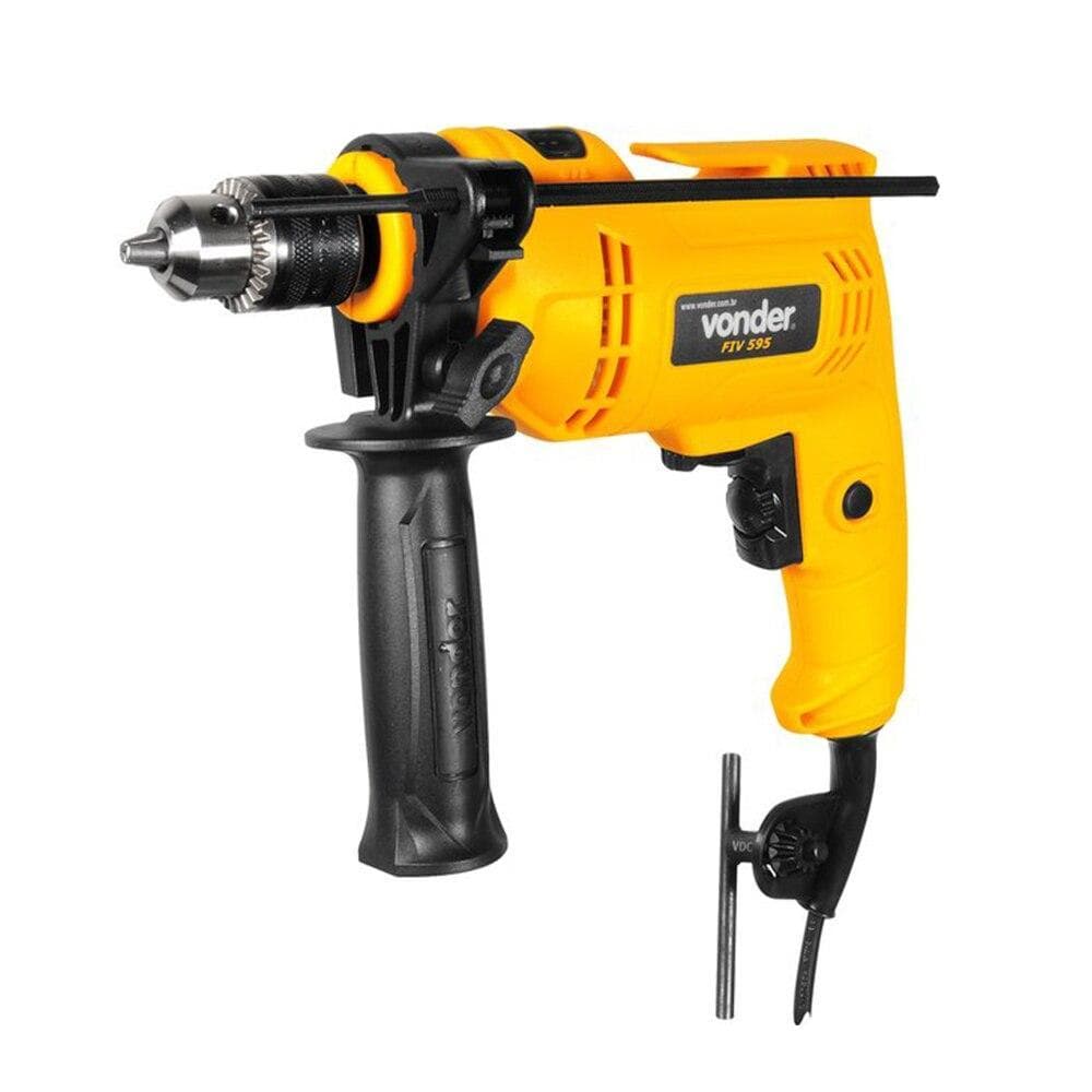 Furadeira Impacto 3/8 Polegadas Amarelo/Preto - Vonder