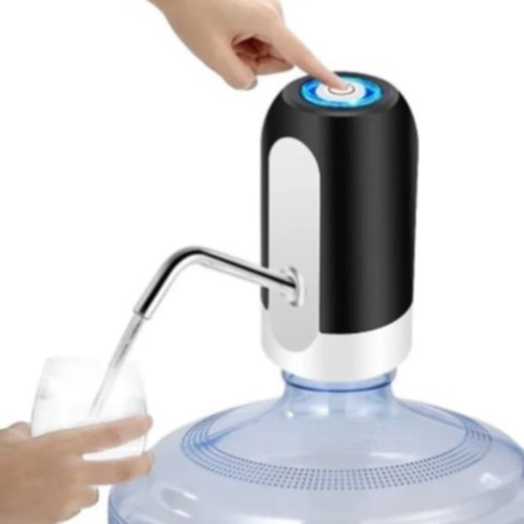 Bomba Automática Para Garrafão Bebedouro s - Recarregável Usb