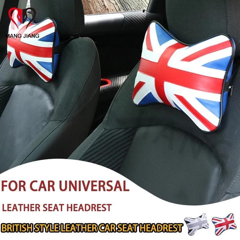 Almofadas Protetoras De Pescoço De Carro De Couro PU , Travesseiro Universal , Suporte De Almofada De Assento , Seguranç