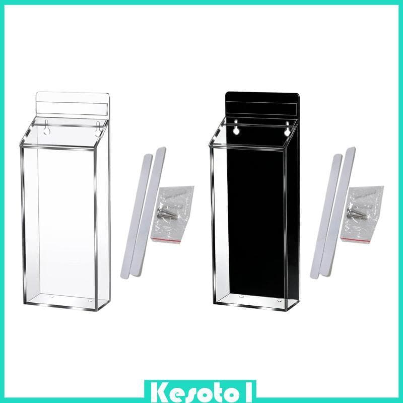 [Brkesoto1] Porta-Brochuras Ao Ar Livre Caixa De Folhetos Imóveis Com Tampa Literatura À Prova D'água