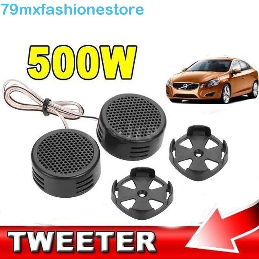 MXFASHIONESB Tweeter Para Carro 1 Par De Som 500W Mini De Alta Frequência