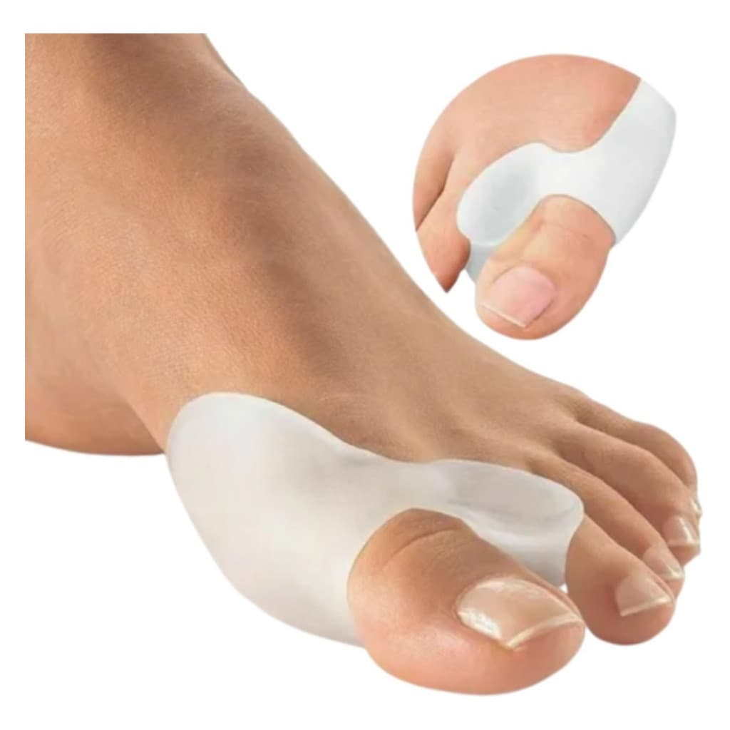 Protetor De Joanete Corretor Dedo Torto Ortopédico de Silicone Gel Par Pés Hallux Valgus Ortopedico Anti Dor