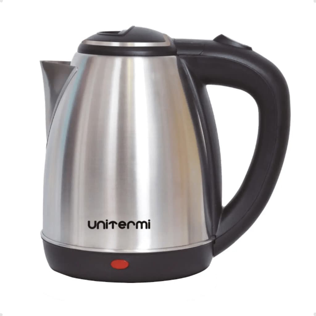 Chaleira Jarra Elétrica Inox 1,8L 220V Desligamento Automático Unitermi Original Com Garantia