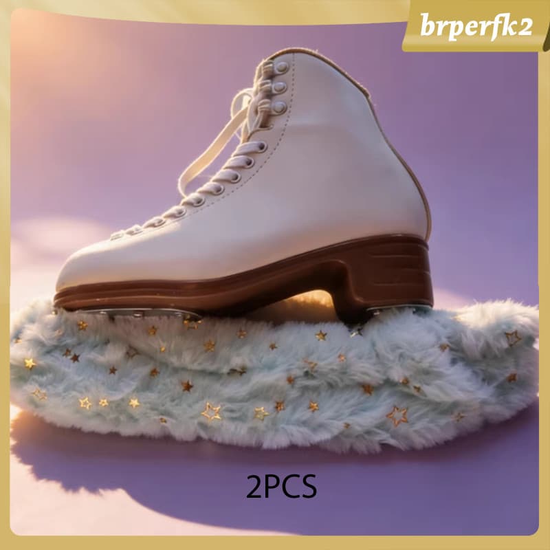 [Brperfk2] Capa Portátil Para Lâmina De Skate No Gelo , Manga De Proteção De Fibra Acrílica Macia Patinação Hóquei , Fig