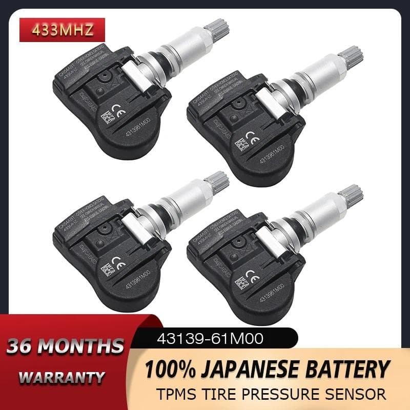 Sensor De Pressão Dos Pneus Para Suzuki Vitara SX4 S-cross Ignis Baleno Swift Jimmy 433MHZ 43139-61M00 4313961M00 43130 