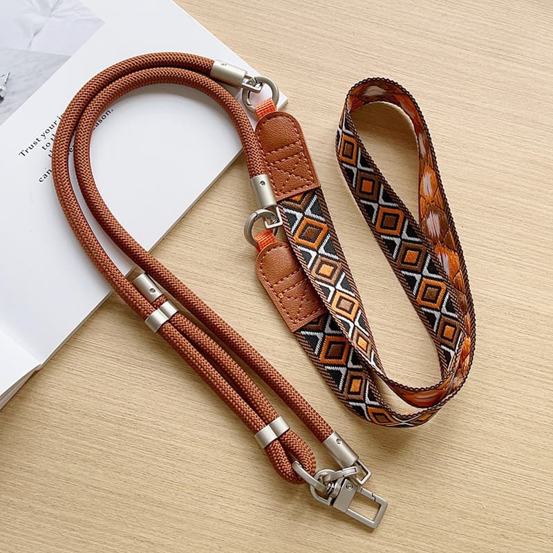 Correia Larga Estilo Ajustável Longo Cordão Do Telefone Móvel Ao Ar Livre Forte Câmera Retrátil Simples Clipe Padrão