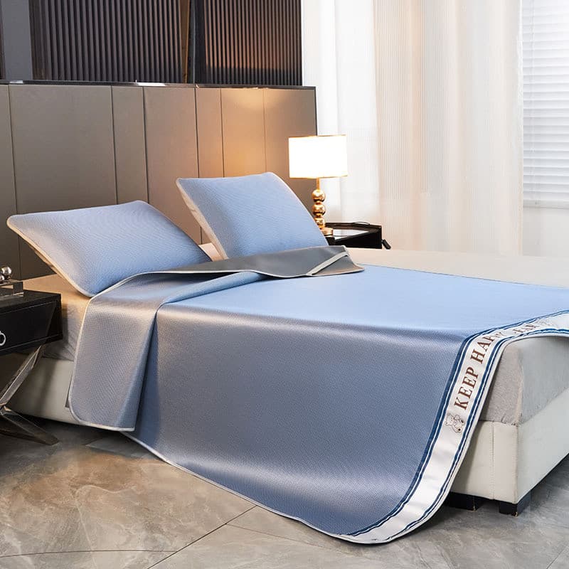 Classe A esteira de carbono verão dormitório estudante sensação legal dois conjuntos alta densidade gelo seda esteira ca