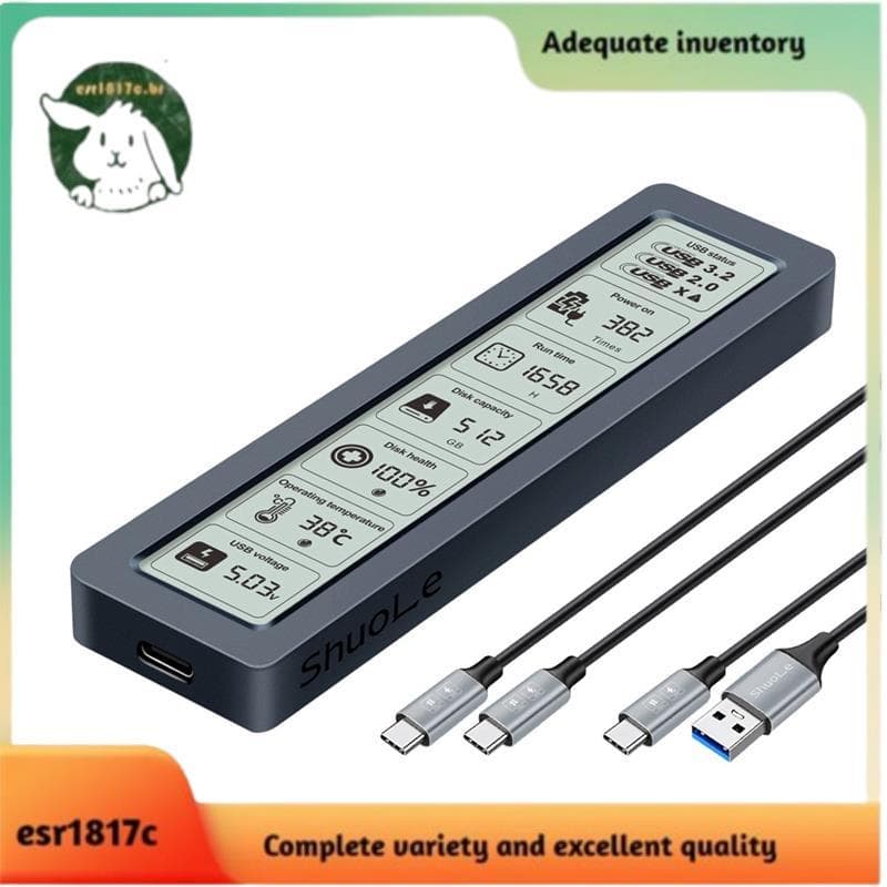 Gabinete SSD M . 2 NVME USB3.2 Gen2 Type C 10 Gbps PCIe Case Caso Com Ferramenta De Tela Grátis