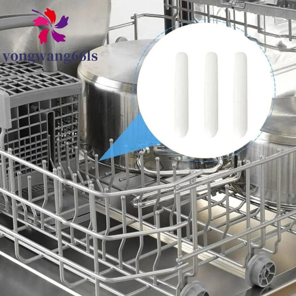 YONGWANG 100pcs Tampa De Ponta , Tampas Redondas Duráveis Para Rack De Máquina De Lavar Louça De Borracha Flexíveis