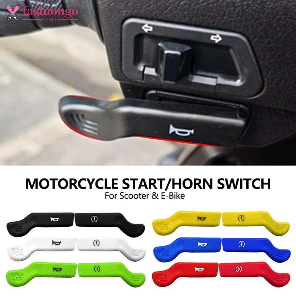 FASHIONGO 2 Pçs Motocicleta Start Chifre Interruptor Extensão Guiador Botão Extensor Alavanca De Controle Acessório Para