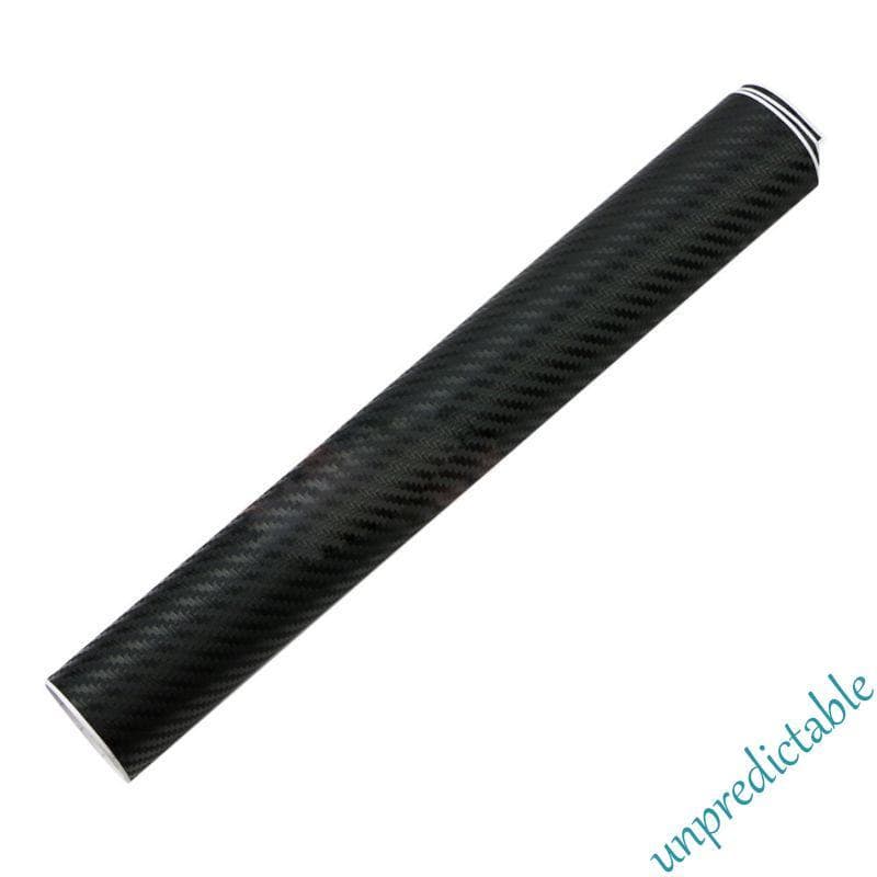 UNP Preto Fosco Adesivo Vinil Para Carro 3D Fibra Carbono Folha Embrulho Automático Laptop