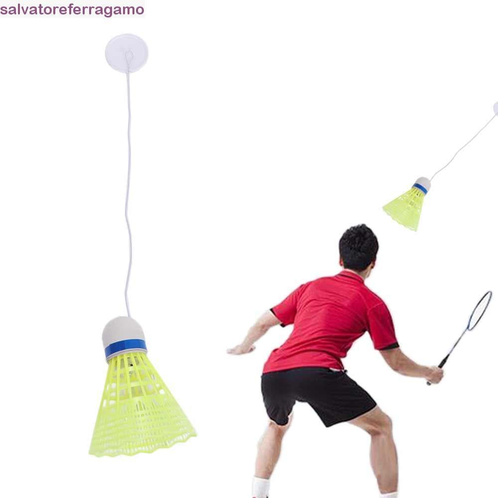 SALVATOREFERRAGAMO 1 Conjunto De Badminton De Autotreinamento , Prática De Acompanhamento Spin Traininer , Corda Elástic