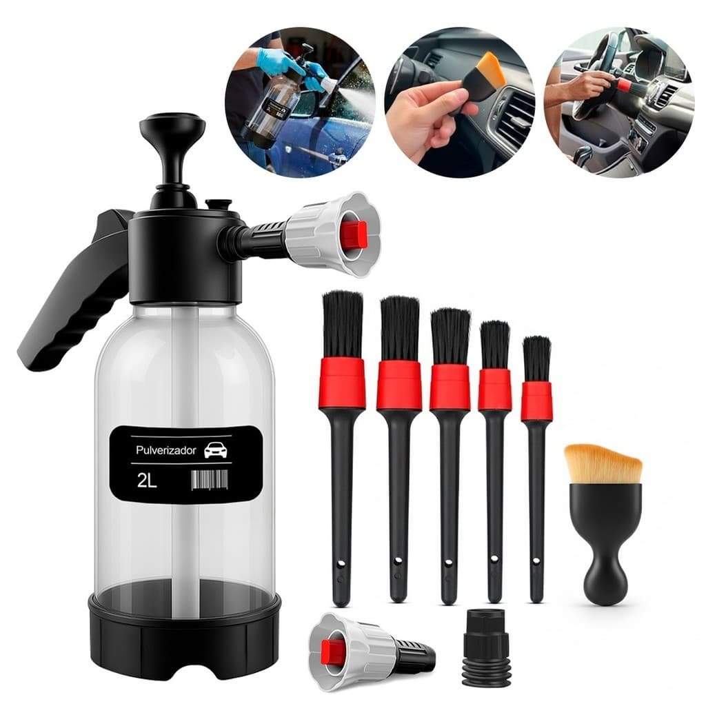 Borrifador Pulverizador Snow Foam Lavadora Espuma Manual 2 Litros