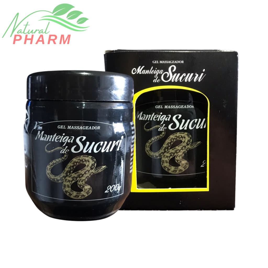 Kit Com 3 Gel Massageador Manteiga De Sucuri | Néctar Cosméticos Banha  200g